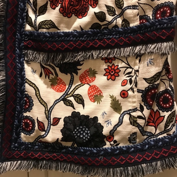 Loft Floral Fringe Cotton Jacket 8 - Picture 3 of 5